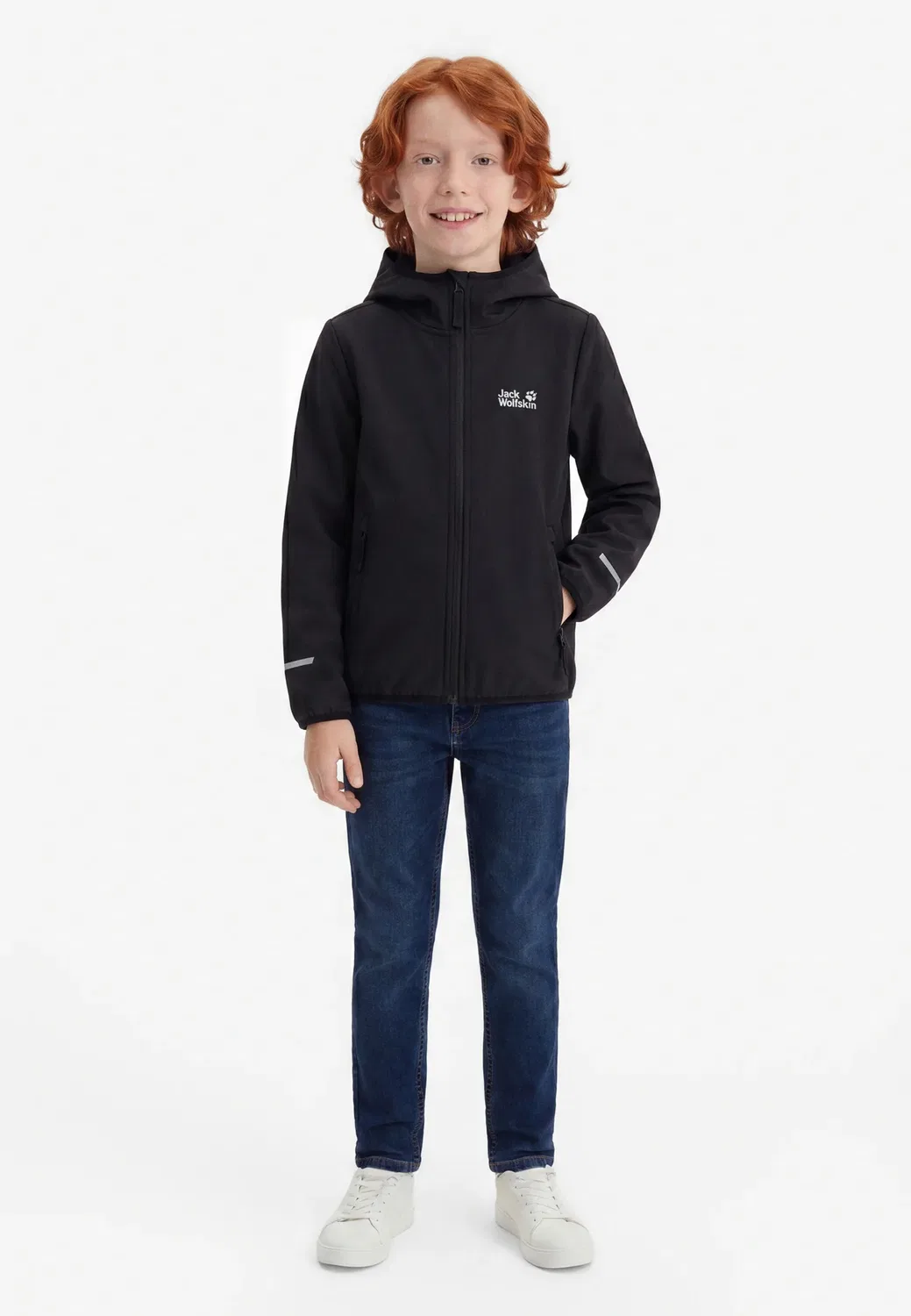 Куртка Fourwinds jkt k унисекс - софтшелл Jack Wolfskin, Black