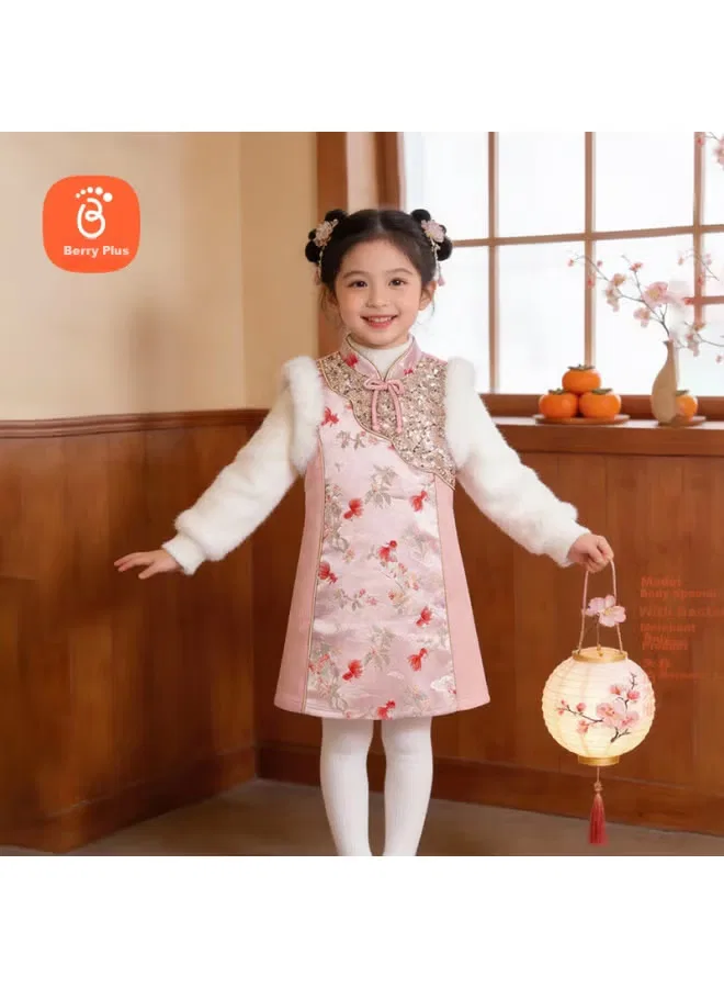 Платье-жилет с принтом китайского нового года Qipao Hanfu Babyprints