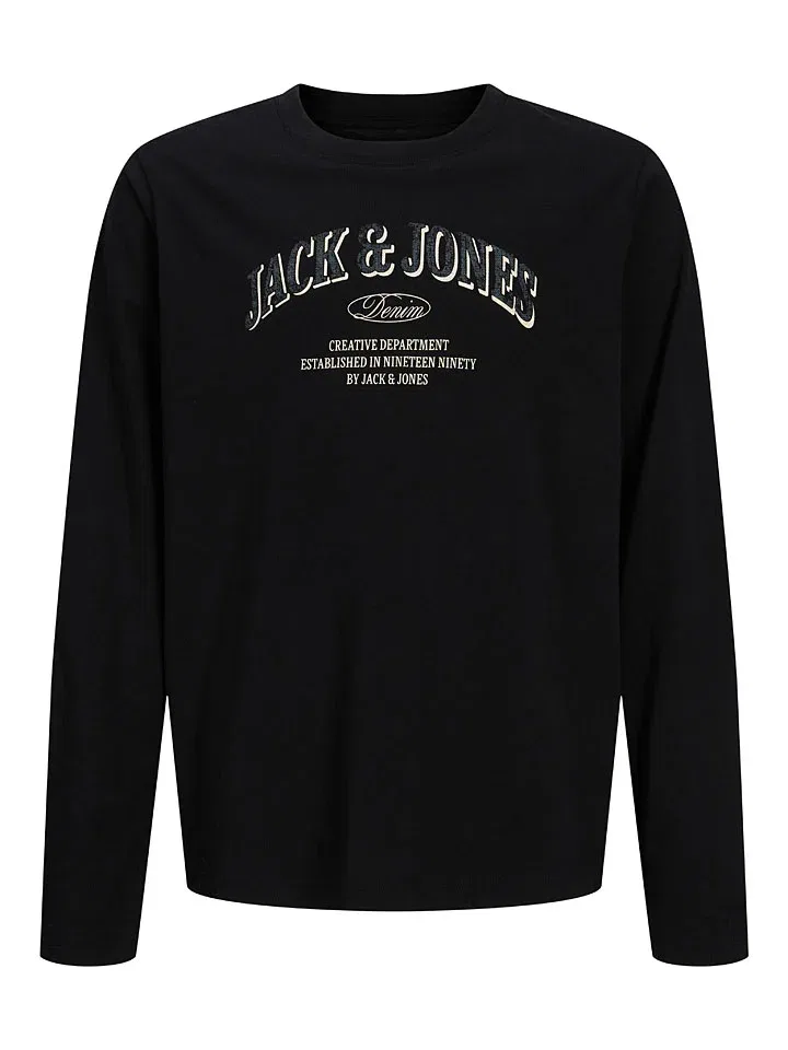 Лонгслив черный Denver Jack & Jones Junior, черный
