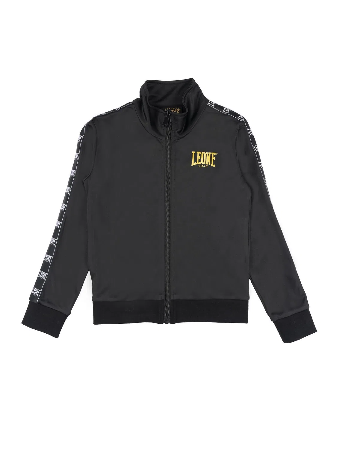 Детский свитшот с высоким воротником Leone 1947 Apparel, Schwarz Mondgrau