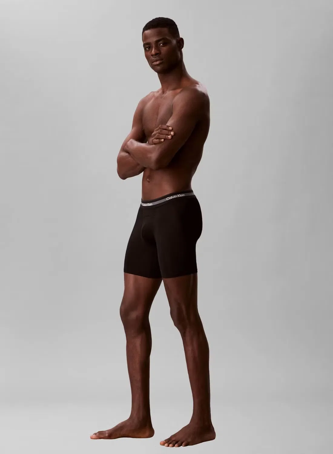 Боксеры-брифы с дышащей сеткой, 3 шт, Icon Tech Sport, Calvin Klein, черный — фото 4