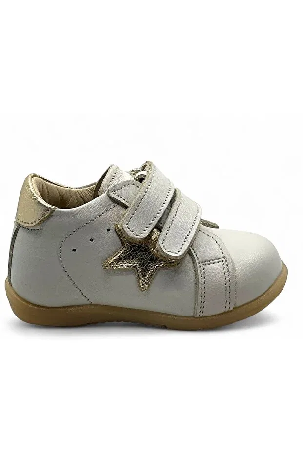 Детские туфли для девочек кожаные Perlina, Beige