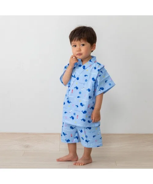 Детское кимоно-юката с принтом, модель Japan Toys"R"Us/Babies"R"Us, Navy — фото 4