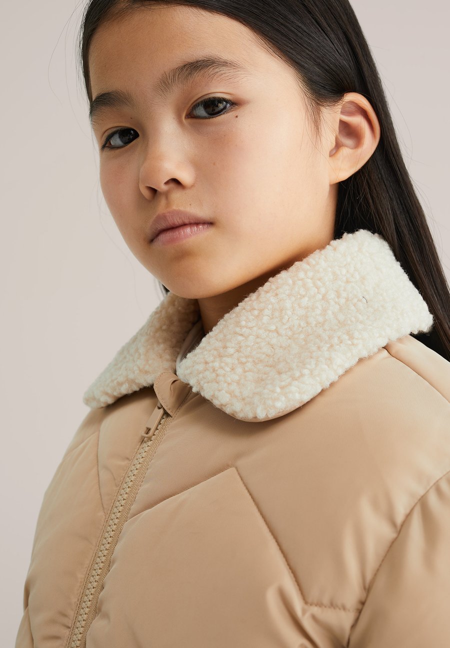 Зимняя куртка WE Fashion Winter jacket, Beige — фото 4
