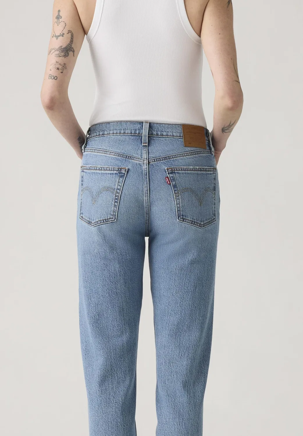 Женские джинсы кроп с моделью 501 Levi's, Where to Now Ndx — фото 4