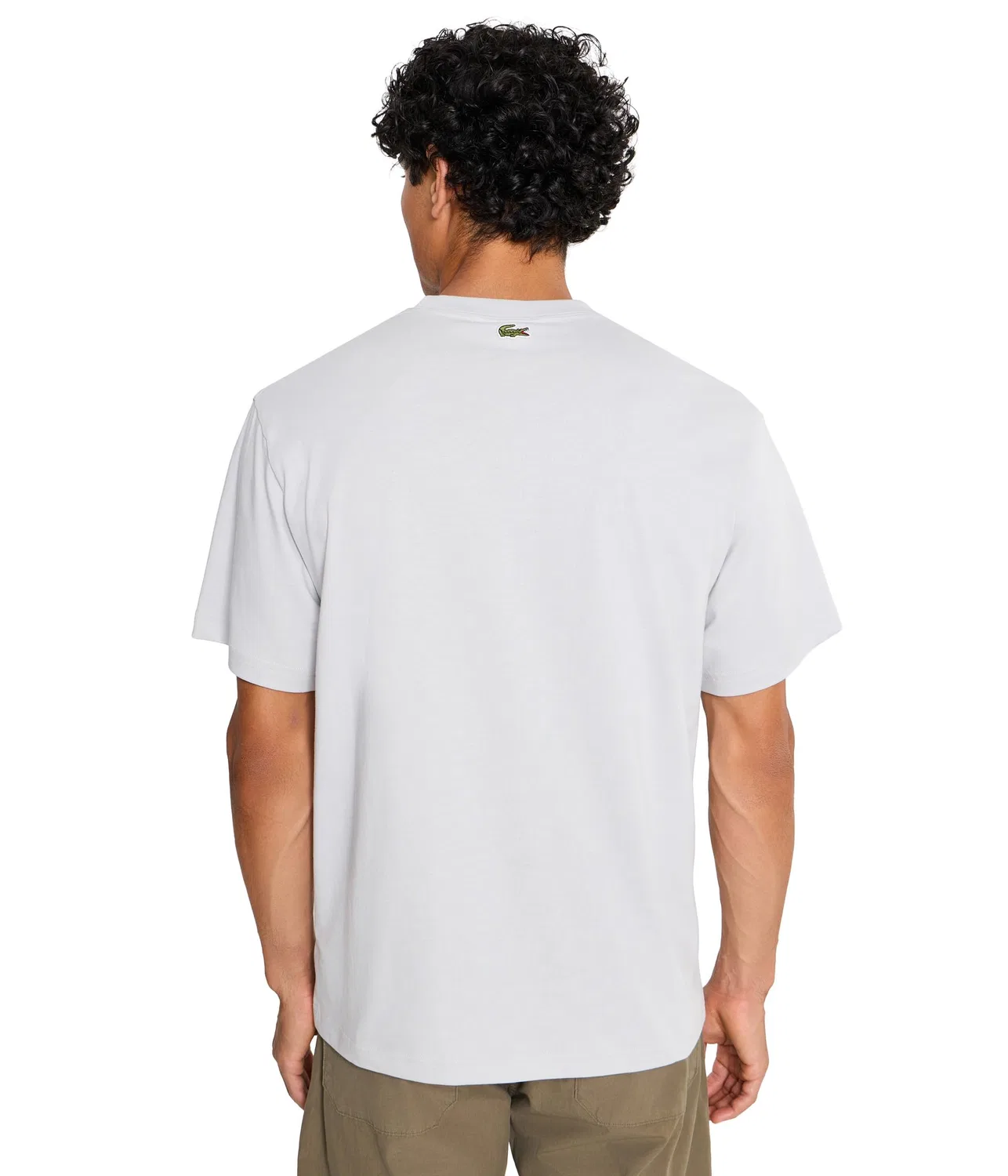 Классическая футболка с графическим изображением крокодила Lacoste, Patisson — фото 4