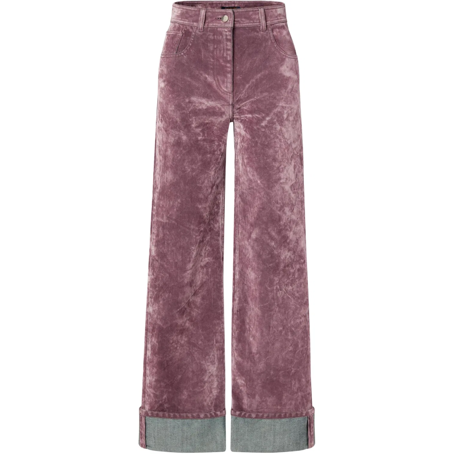 Женские джинсы с монограммой Light Purple LOUIS VUITTON, Light Purple