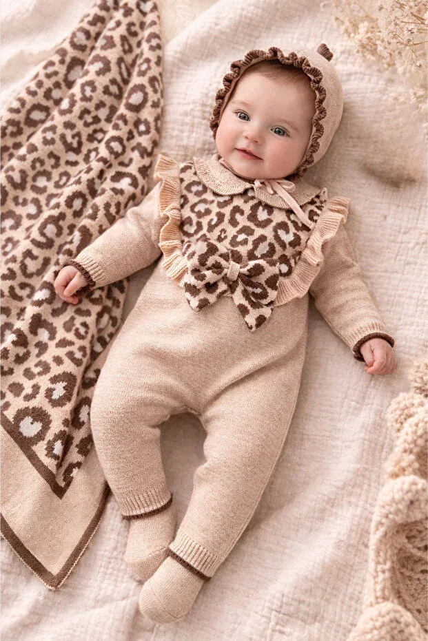 Детский комплект одежды для новорожденных хлопковый Naka Concept, Beige
