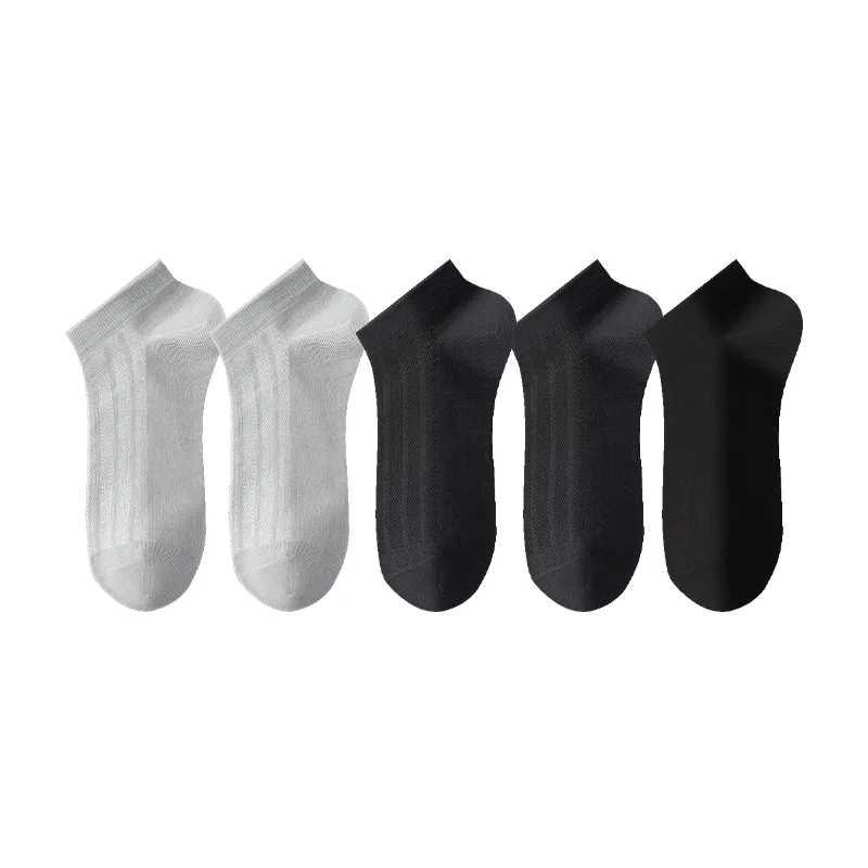 Детские носки-лодочки, набор из 6 пар, MADALLO, Smoky Ink Dark Gray/Silver Frost Light Gray/Ink Black