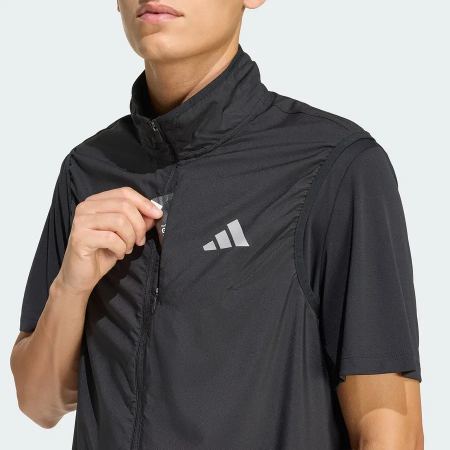 Жилет для бега ADI365 Running Essentials Vest adidas, Черный — фото 4