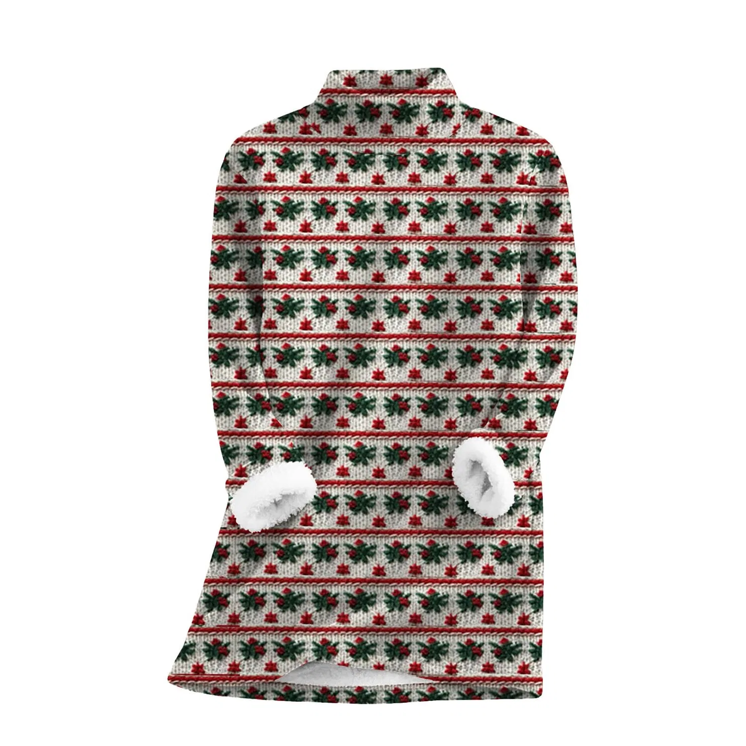 Женский свитшот с принтом Christmas Sweatshirt, Rosso Anguria — фото 4