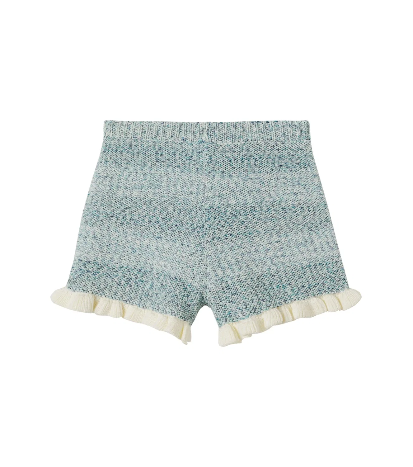 Шорты хлопковые Zimmermann Kids, синий — фото 4