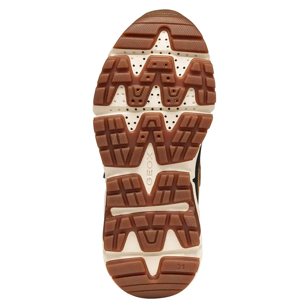 Детские кроссовки для мальчиков с дышащей мембраной Flexyper Plus Geox, Brown — фото 2