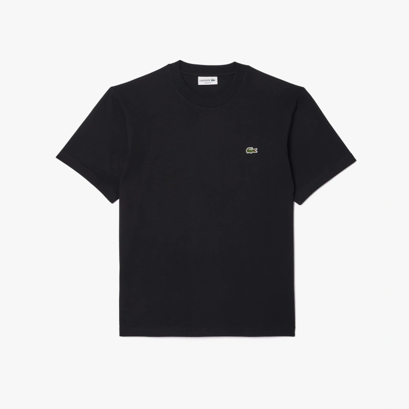 

Футболка Lacoste Logo-Patch Cotton, черный