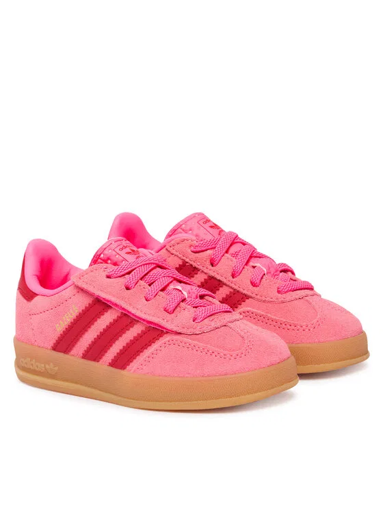 Кроссовки Gazelle Indoor Comfort Closure Elastic Adidas, розовый — фото 3