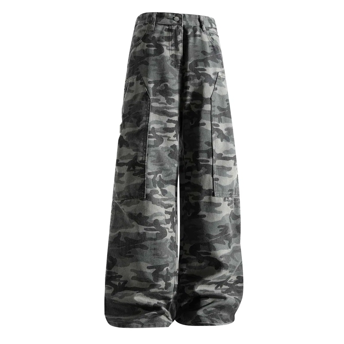Детские джинсы с камуфляжным принтом GWAF, Camouflage