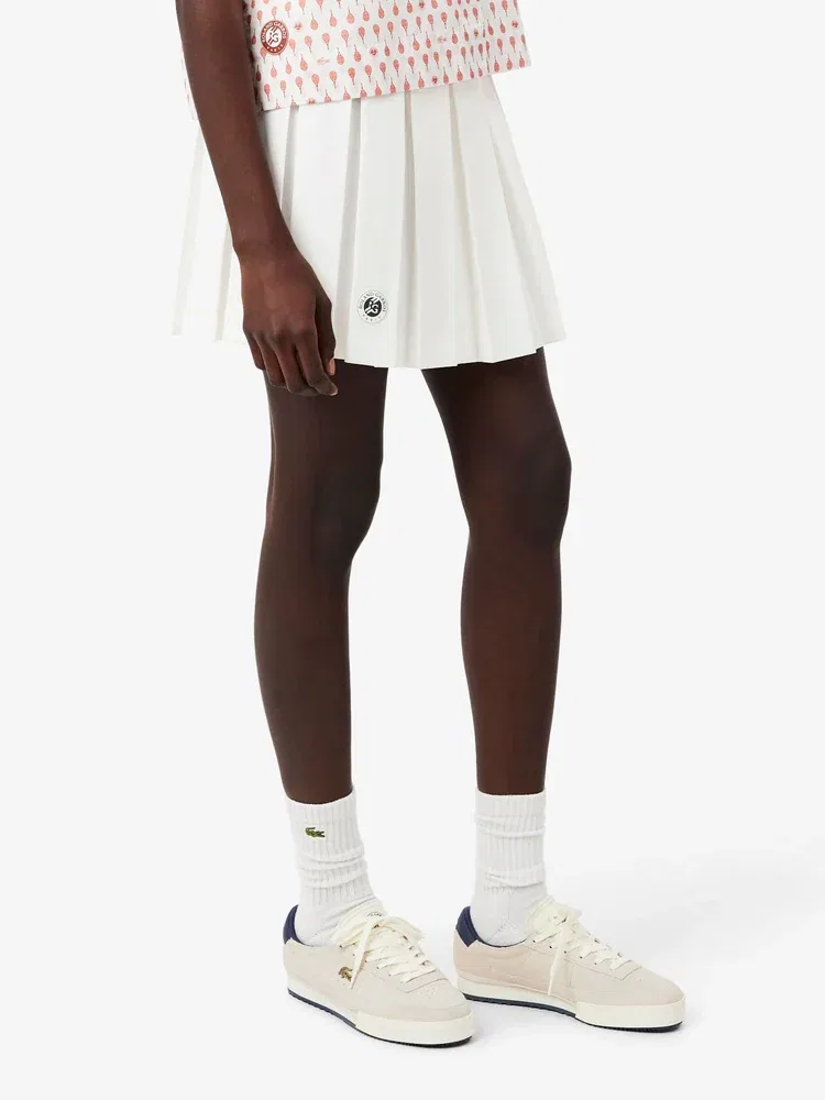 Юбка теннисная LACOSTE Roland Garros, White — фото 2