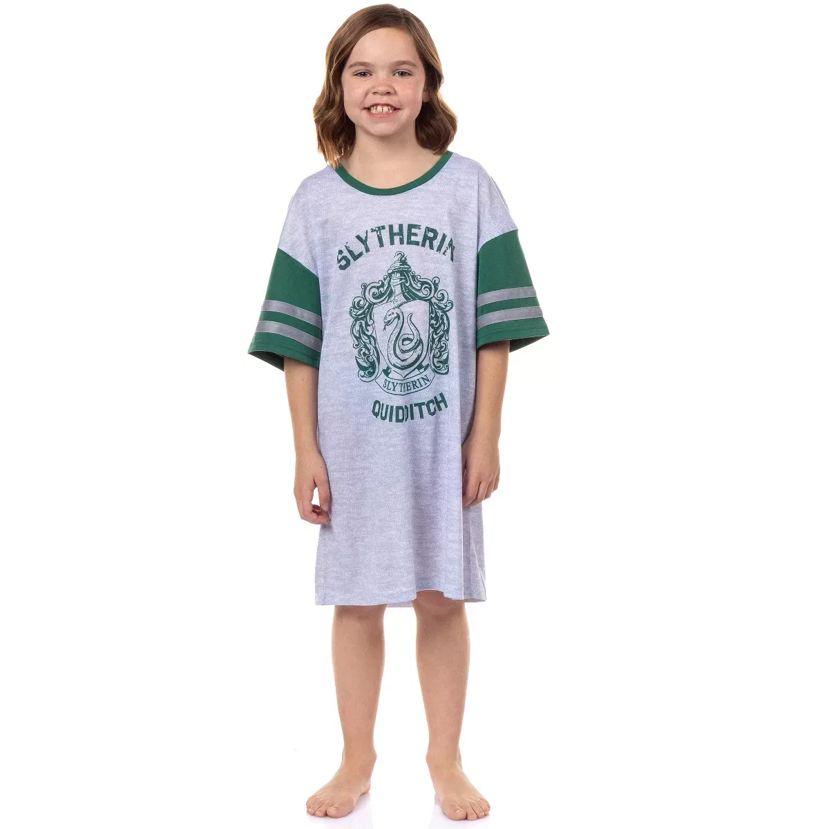Детская ночная рубашка для девочек с принтом House Crest Harry Potter INTIMO, Green