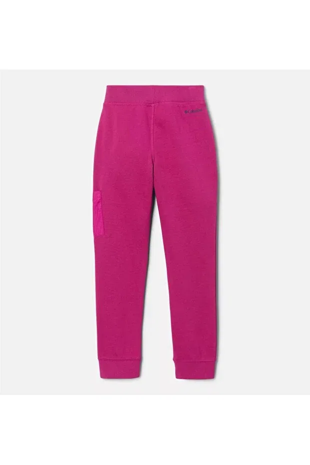 Детские спортивные штаны для девочек зауженные из денима Columbia, Purple — фото 2