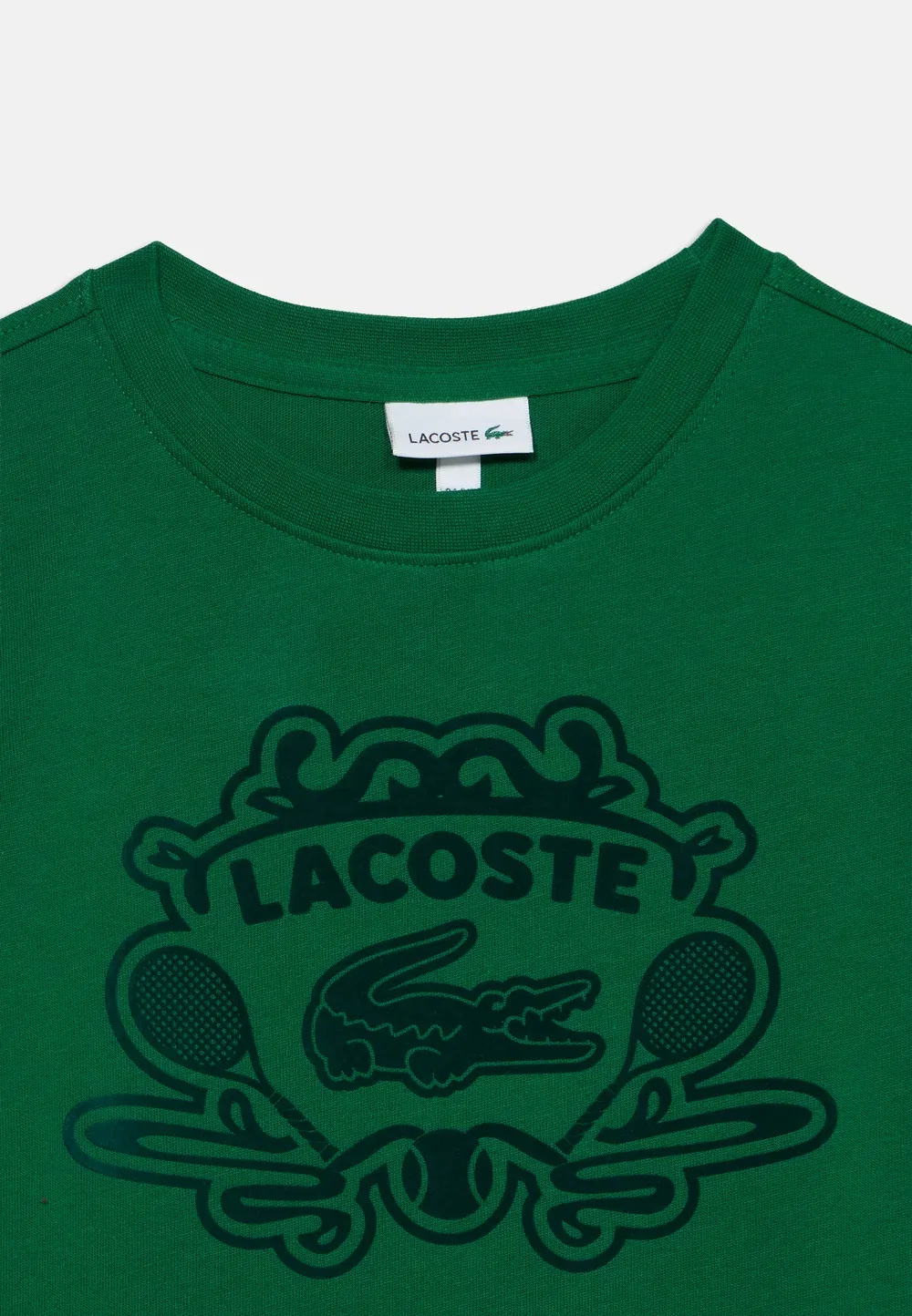 Футболка с бархатным покрытием - футболка с принтом Lacoste, Fairway — фото 4