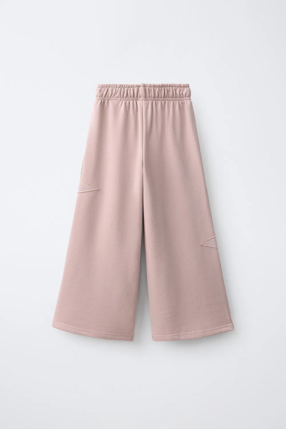 Широкие брюки с нашивкой в виде звезды ZARA, Pink — фото 2