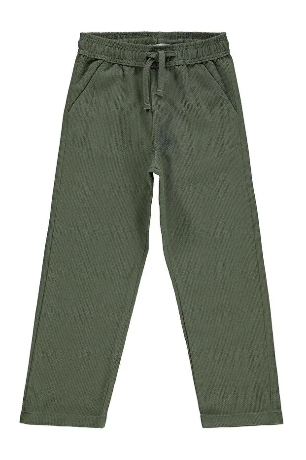 Детские брюки для девочек с фактурным узором Civil Boys, Khaki