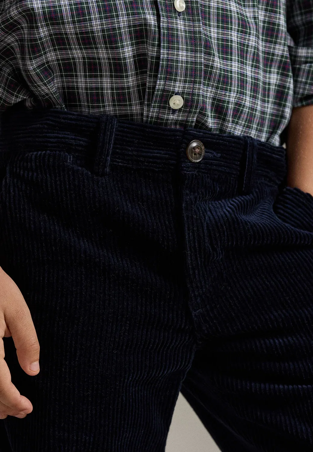 Брюки Bedford прямого кроя из вельвета, размер 2-6 лет Polo Ralph Lauren, Hunter Navy — фото 4