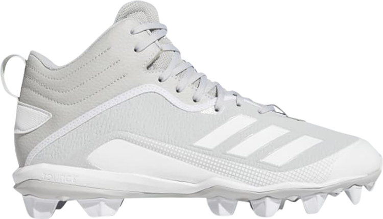 Бутсы Adidas Icon 6 Mid MD 'Team Light Grey', серый - фото