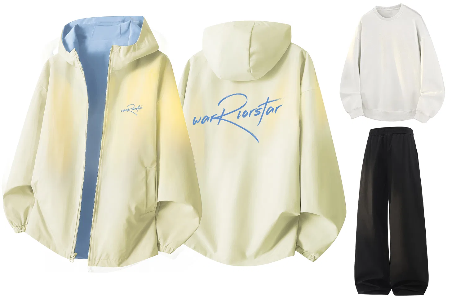 Детский комплект куртка и брюки Reversible Light Yellow 3 Pcs WARRIOR