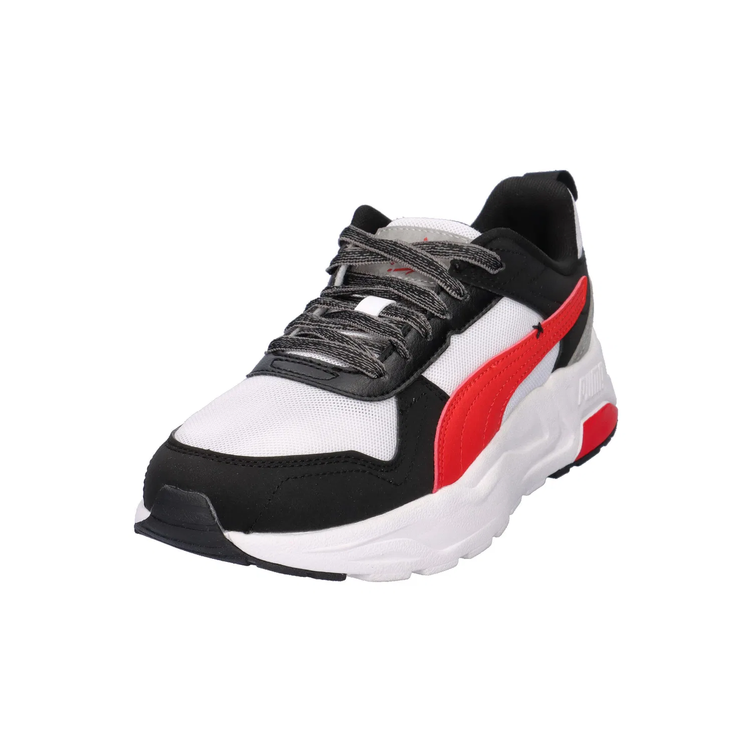Детские кроссовки с футуристическим дизайном Trinity 2 LT Mid 90s Jr Puma, Weiss Rot Weiss — фото 4