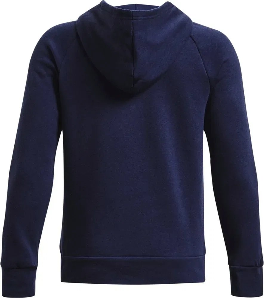 Худи детское с капюшоном UA Rival Fleece Under Armour, синий — фото 2