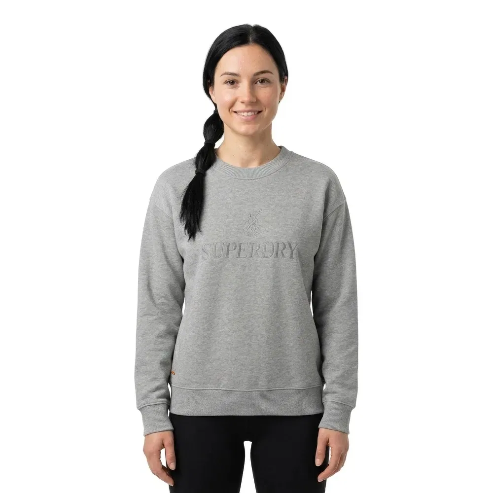 Худи Relaxed Fit Superdry, серый — фото 2