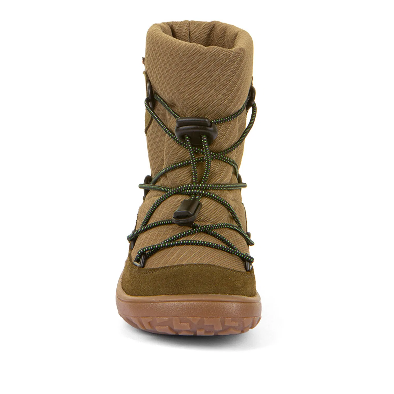 Детские зимние ботинки для ходьбы босиком froddo BAREFOOT TEX TRACK, Khaki — фото 4