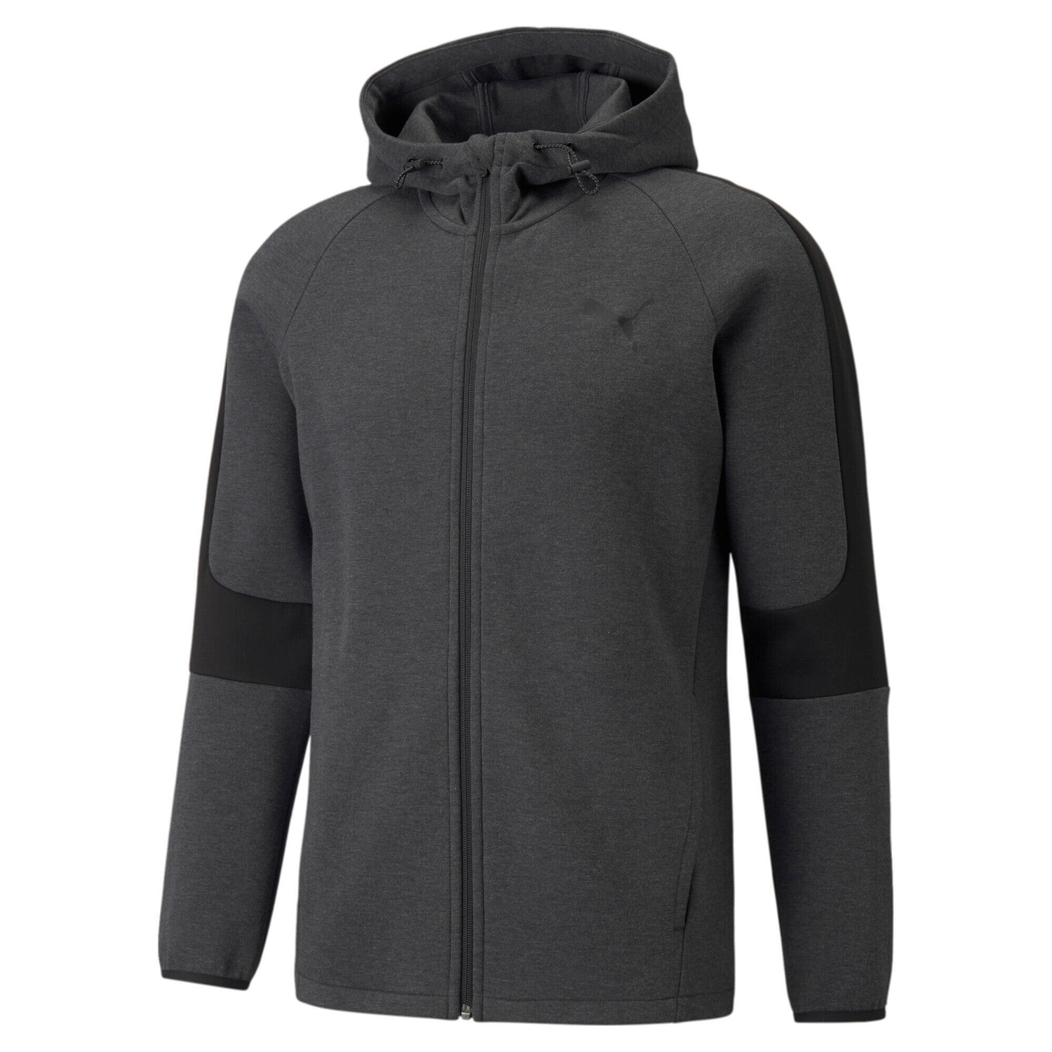 

Толстовка на молнии Puma Evostripe Core, серый/темно-серый/темно-серый