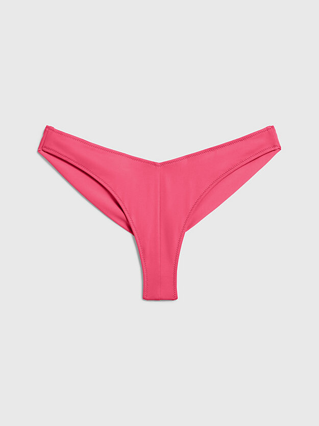 

Плавки бикини бразилиана с монограммой CK - CK Monogram Calvin Klein, розовый