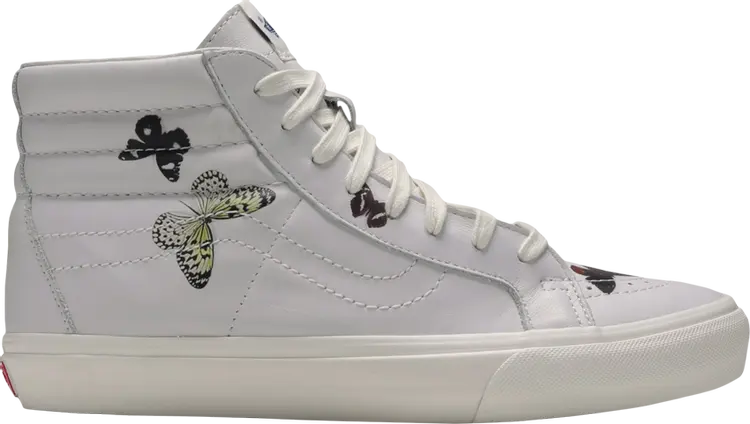 

Кеды Vans Damien Hirst x Sk8-Hi Reissue VLT LX Butterfly, белый