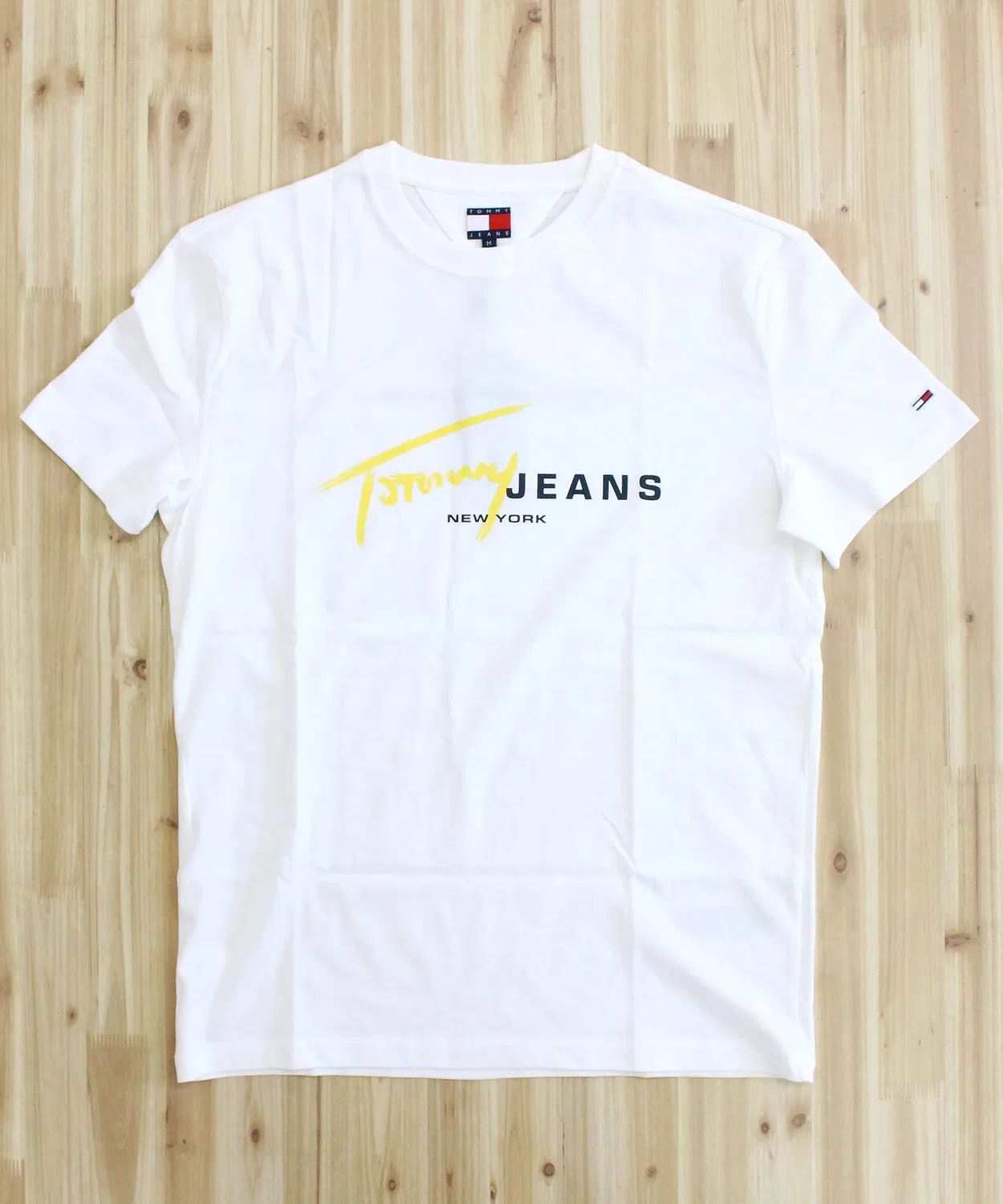Мужская футболка с принтом TJM REG SIGNTR DNA TEE EXT TOMMY HILFIGER, Black — фото 4
