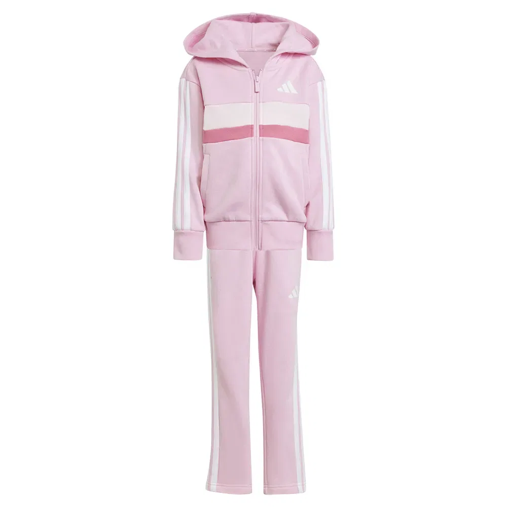Толстовка и брюки Tiberio 3 Stripes Fleece Adidas, розовый — фото 3