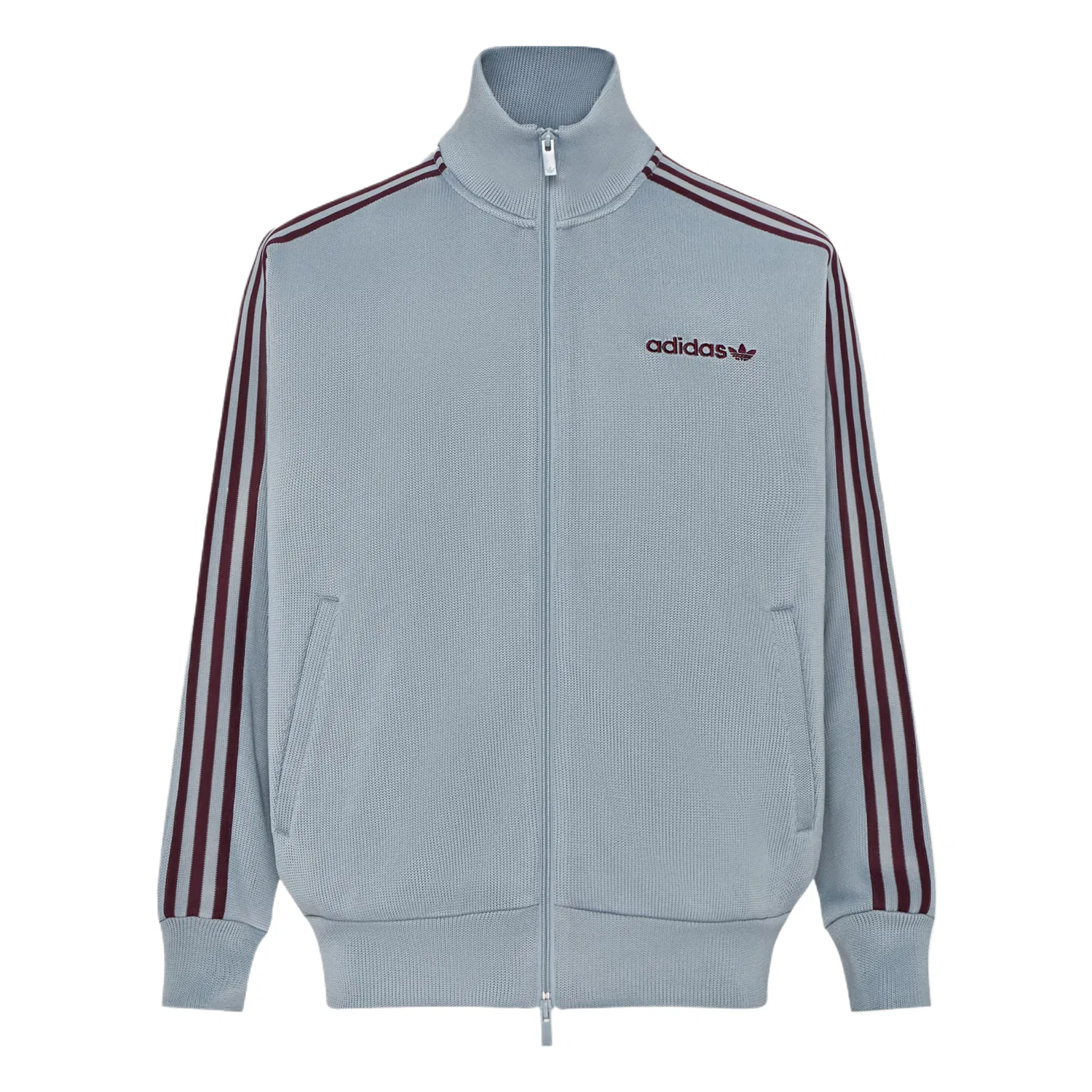 Детская куртка с воротником-стойкой Silver Gray Adidas Originals, Silver Gray