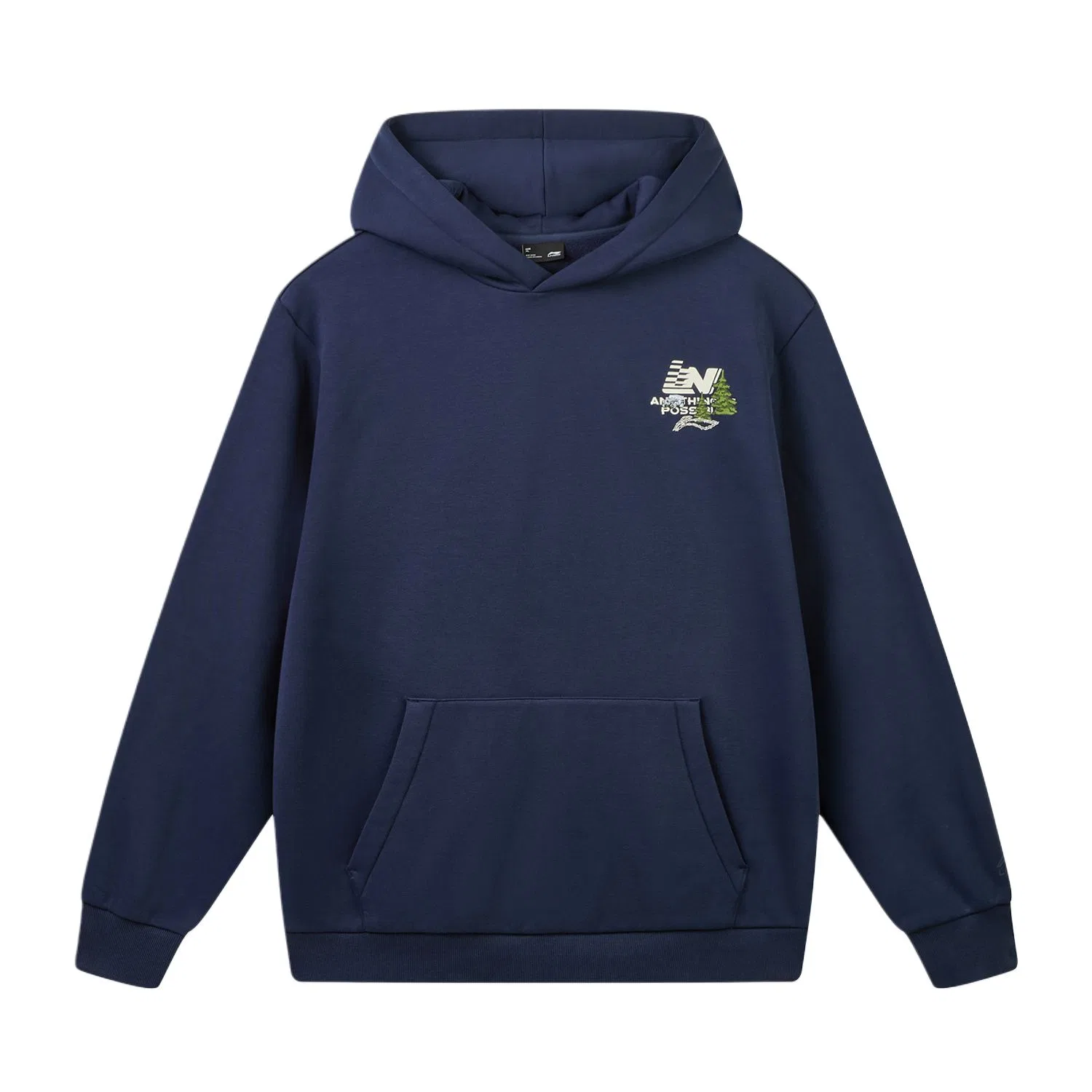Детский свитшот с капюшоном, прямой крой, Sports Life Collection, Li-Ning