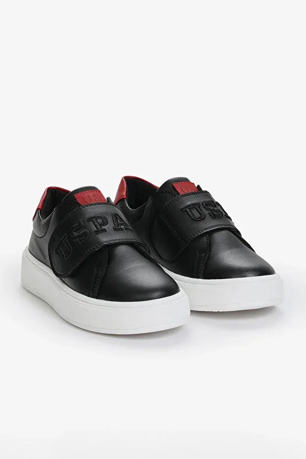 Детские кеды для мальчиков на липучке U.S. Polo Assn., Black