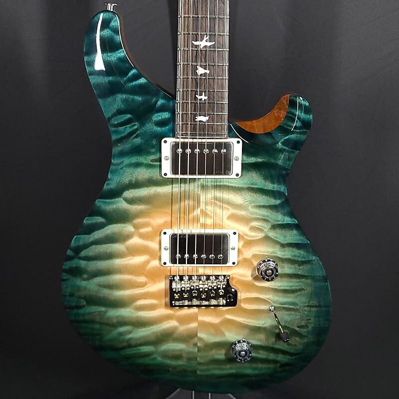 

PRS Paul Reed Smith Private Stock #9606 Vela Chessie Fade Wrap со стеганым кленовым верхом Paul Reed Smith Private Stock #9606 Vela Chessie Fade Wrap w/ Quilted Maple Top