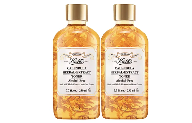 Женский тонер с календулой Kiehl's Calendula Officinalis Flower Toner, 250 мл, комплект из 2 шт., Black — фото 2