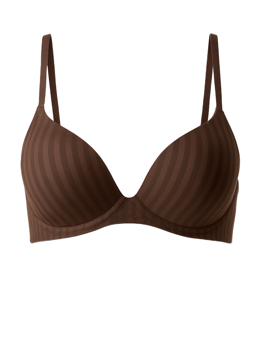 

Бюстгальтер-футболка C&City, шоколадный