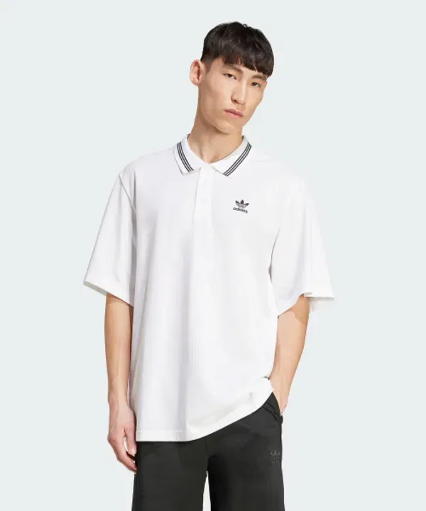 Пике/кара тишорт Адиколор Луз Поло, Adidas