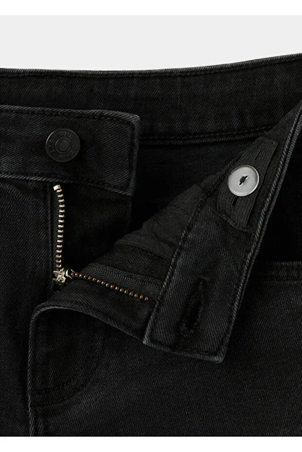Детские шорты джинсовые для мальчиков Mango Kids, Black Denim — фото 3