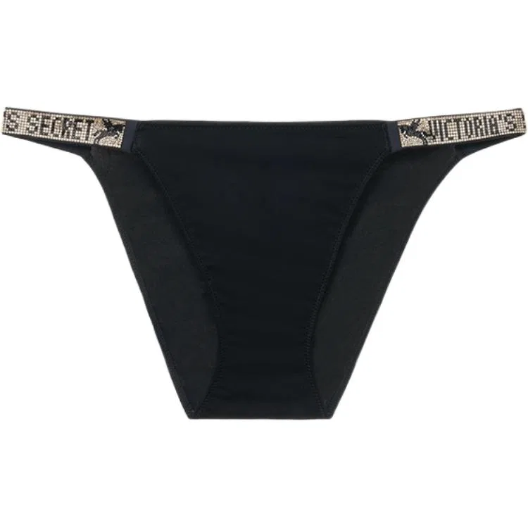 Женские трусы-слипы с принтом Flying Horse Logo Victoria's Secret, Black
