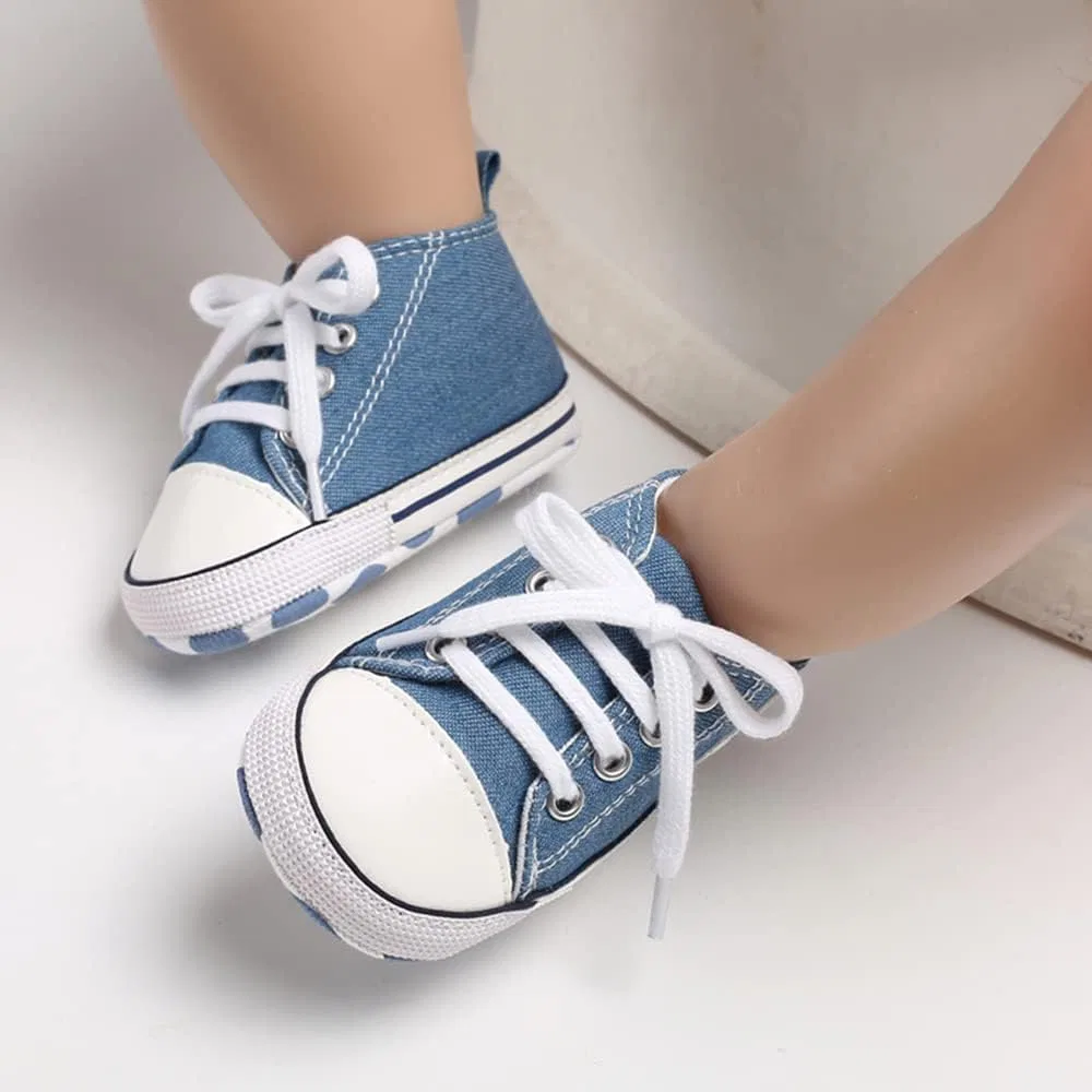 Детские кроссовки с высоким верхом Sekantrol, Light Blue — фото 2