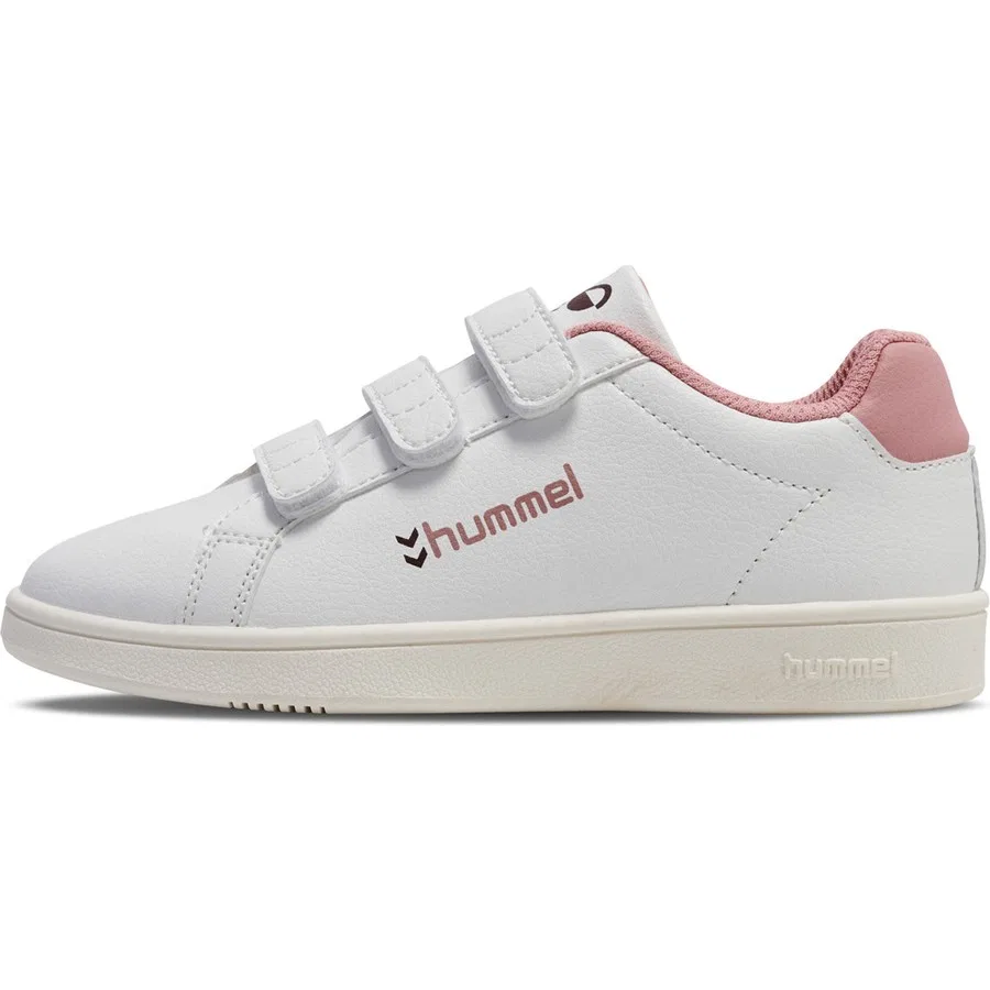 Кроссовки детские с липучками Match Point Jr Hummel, Белый