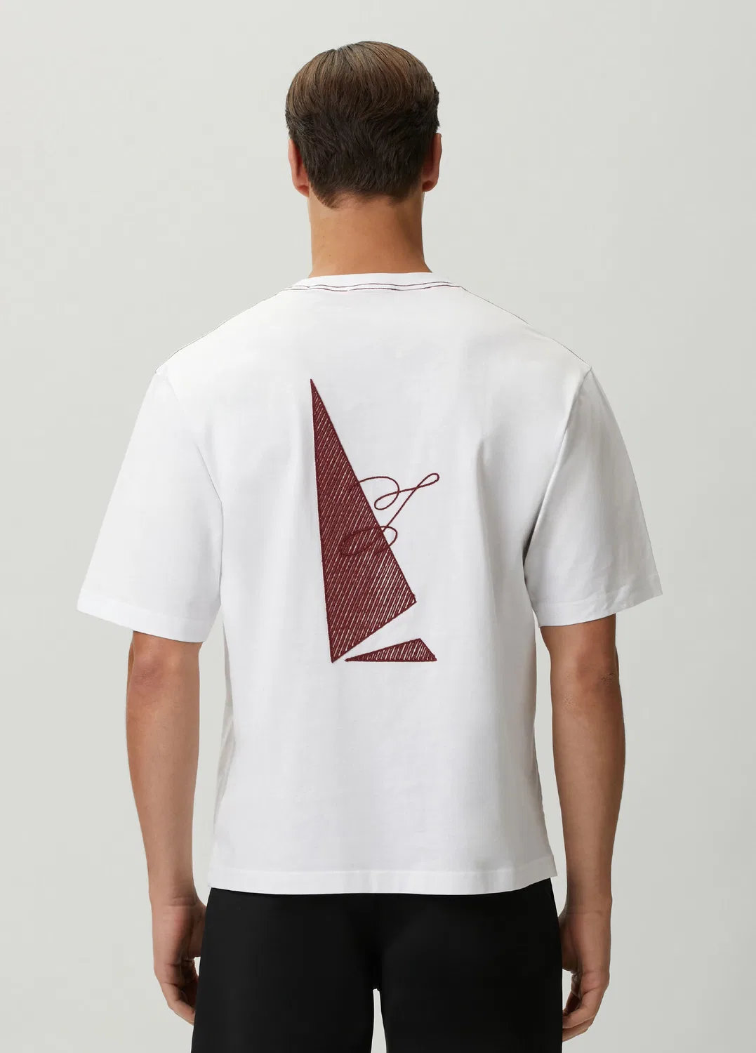 Футболка Beyaz Figür Nakışlı Logolu Jacquemus, White — фото 4